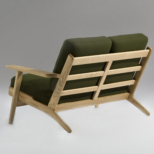 Hans J Wegner Style GE 290 2 Seat Sofa