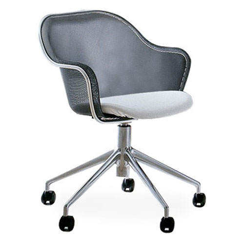 B&B Italia Iuta Swivel Task Chair-Upholstered Seat