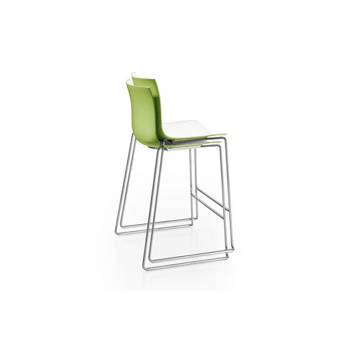 Arper Catifa 46 Counter Stool with 2-Tone Seat
