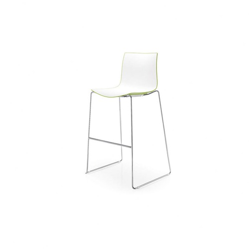 Arper Catifa 46 Counter Stool with 2-Tone Seat