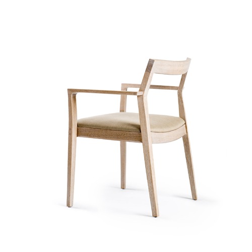 Knoll Marc Krusin Side Chair with Arms and Open Back