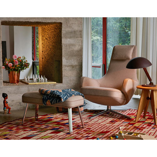 Vitra Repos Lounge Chair and Ottoman