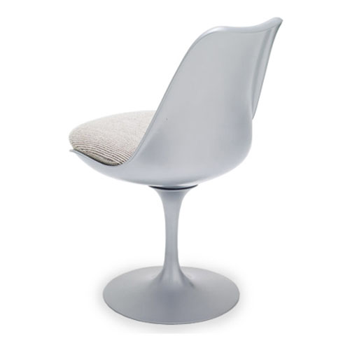 Eero Saarinen Tulip Side Chair-Platinum