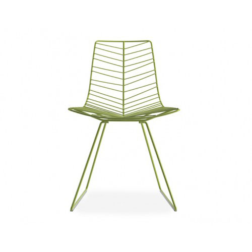 Arper Leaf Side Chair with Sled Base