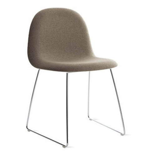 Gubi Chair with Chrome Base