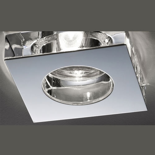Fabbian Lui Steel and Crystal - LED Recessed Lighting